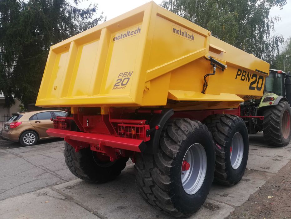 Wynajem Metaltech PBN20/20R przyczepa budowlana rolnicza tandem mamut