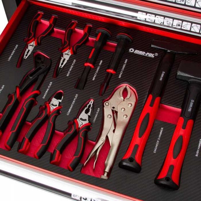 Szafka wózek narzędziowy serwisowy NARZĘDZIA PREMIUM KPL 183 el