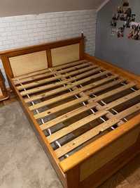 Łóżko sypialniane 160\200+ 2 szafki nocne .drewniane