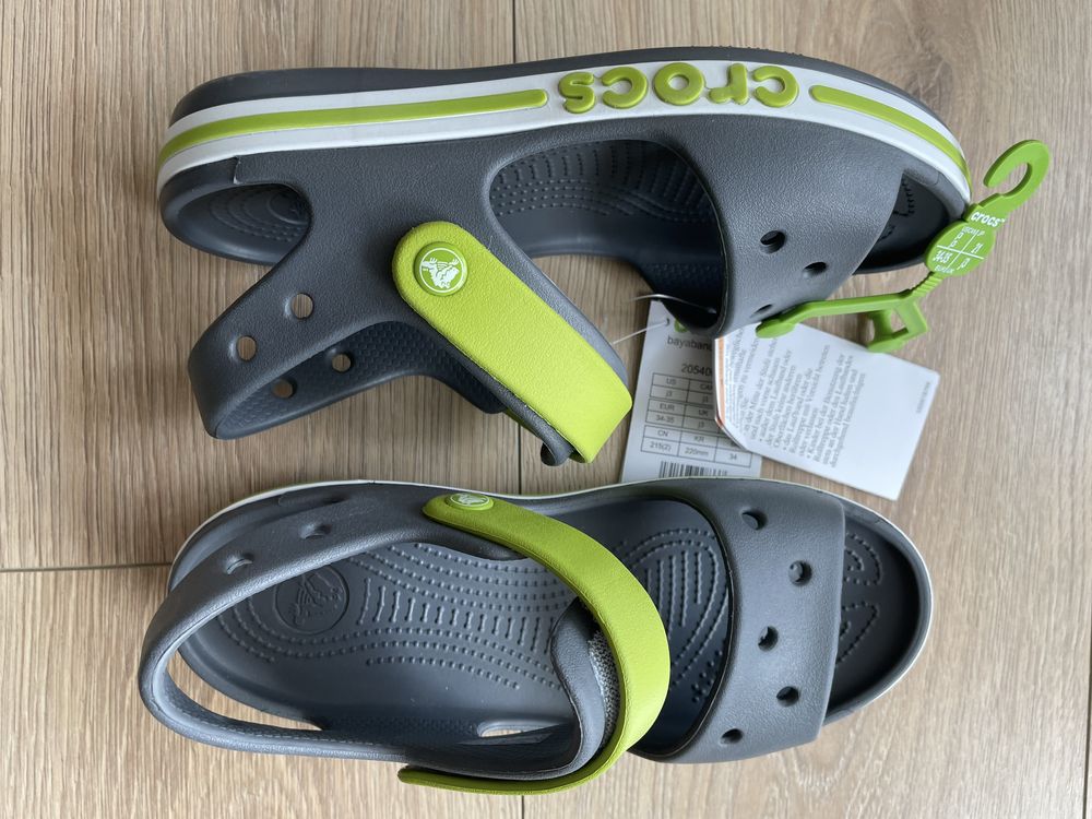 Crocs crocsy sandalki j3 34 35 nowe lekkie piankowe sandaly na plaze