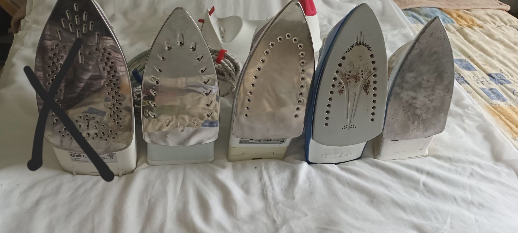 4 ferros de engomar- Bosch, Philips, Fagor, Tristar