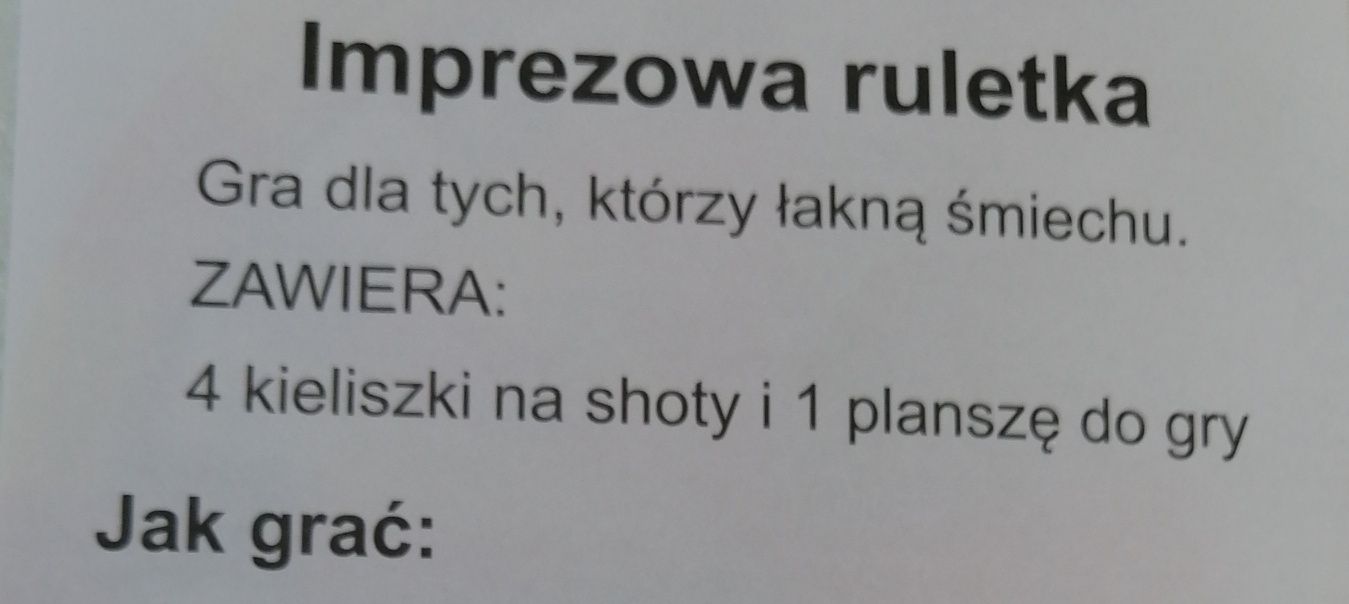 Imprezowa ruletka