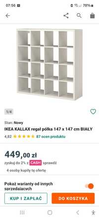 regal ikea w stanie idealnym