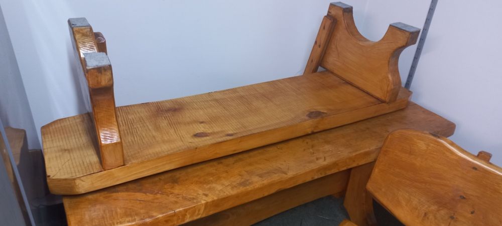 Komplet mebli ogrodowych, drewnianych