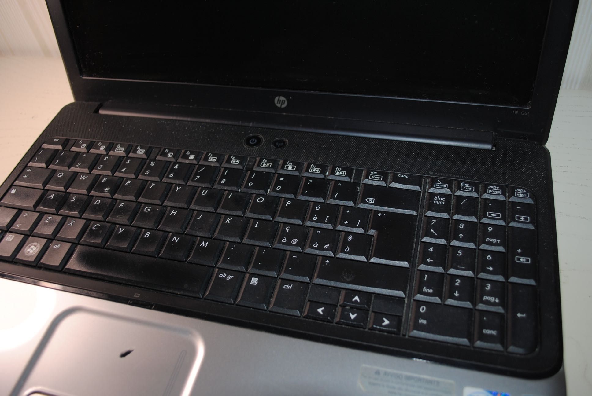 ноутбук HP G61 intel