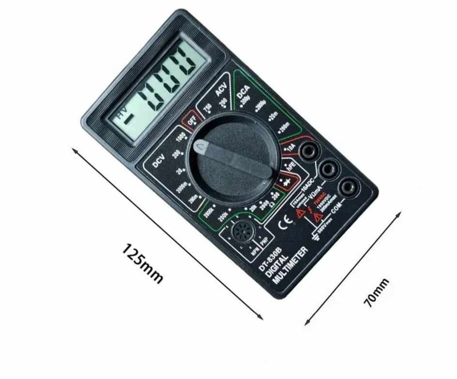 Cyfrowy multimetr DT830B LCD