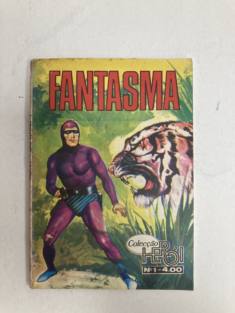 Livros BD antigos Fantasma, Akim, Corsário Negro