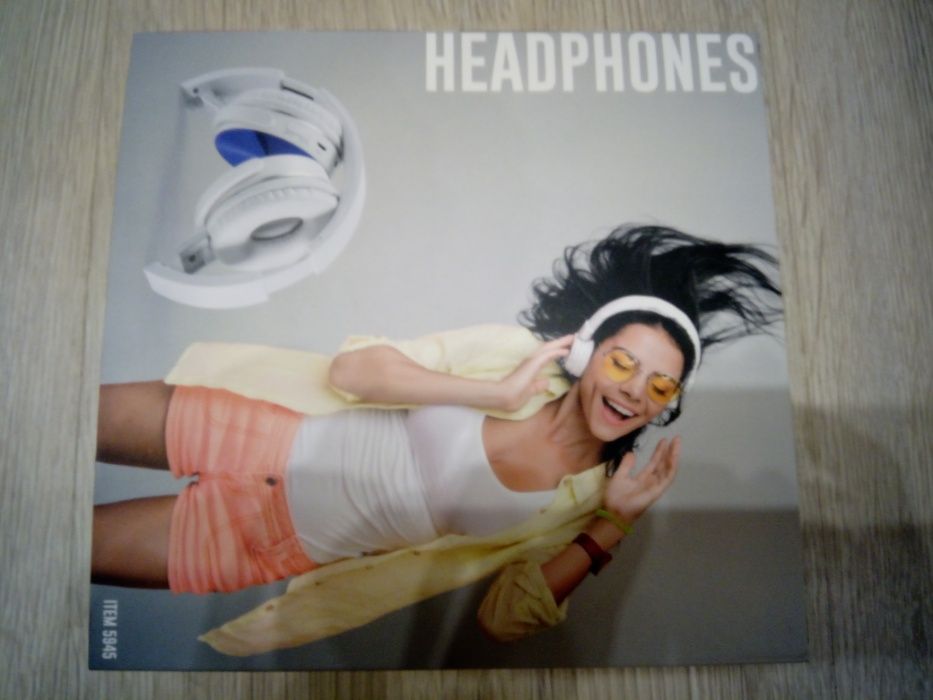 Headphones completamente novos, com caixa e componentes de origem