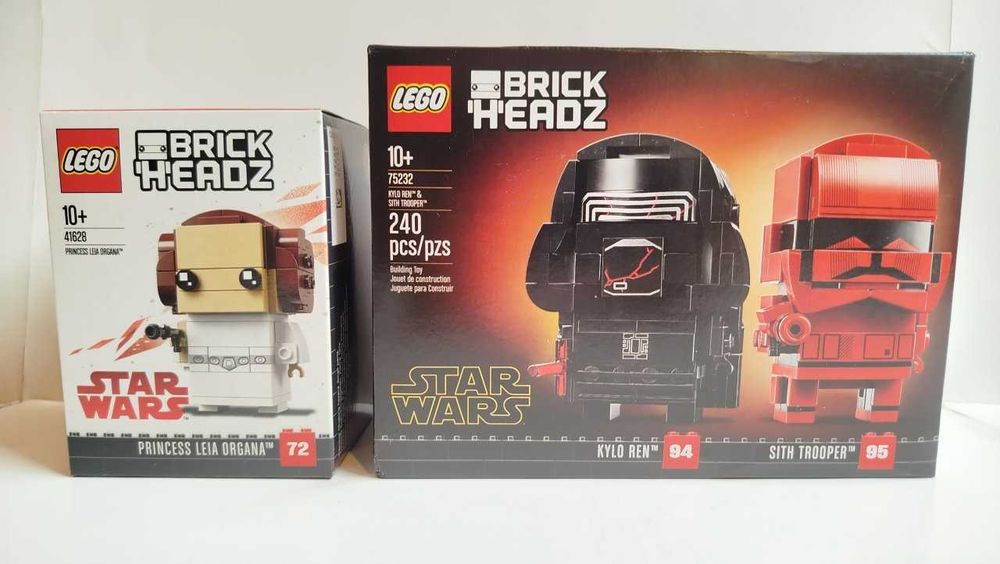 LEGO BrickHeadz Star Wars 41628 i 75232 + gratis 8 minifigurek