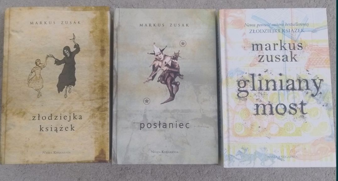 Złodziejka książek Posłaniec Gliniany most Markus Zusak