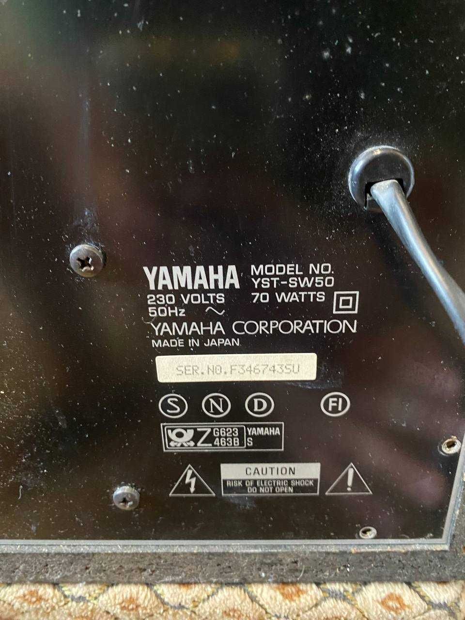 Сабвуфер Yamaha YST-SW50 потужний та якісний бас для вашої аудіосистем