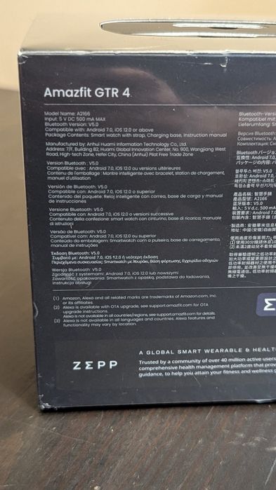 Smartwatch amazfit GTR 4