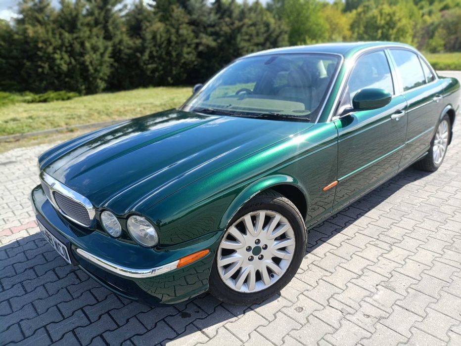 JAGUAR XJ8 3.5 V8 260KM Pneumat Skóra Automat Chrom Alpine Anglik 2003