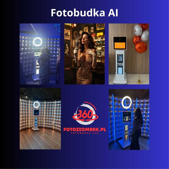 Nowość 2026 Magnesy / Fotobudka AI/ Klasyczna/ 360 /Biały Miś /Barmix