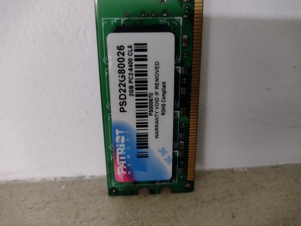 Memoria ddr2 2+2 4Gb