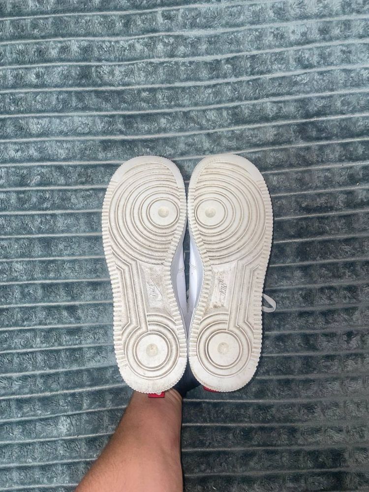 Чоловічі кросівки Nike Air Force 1 Low Reflective White Red / форси