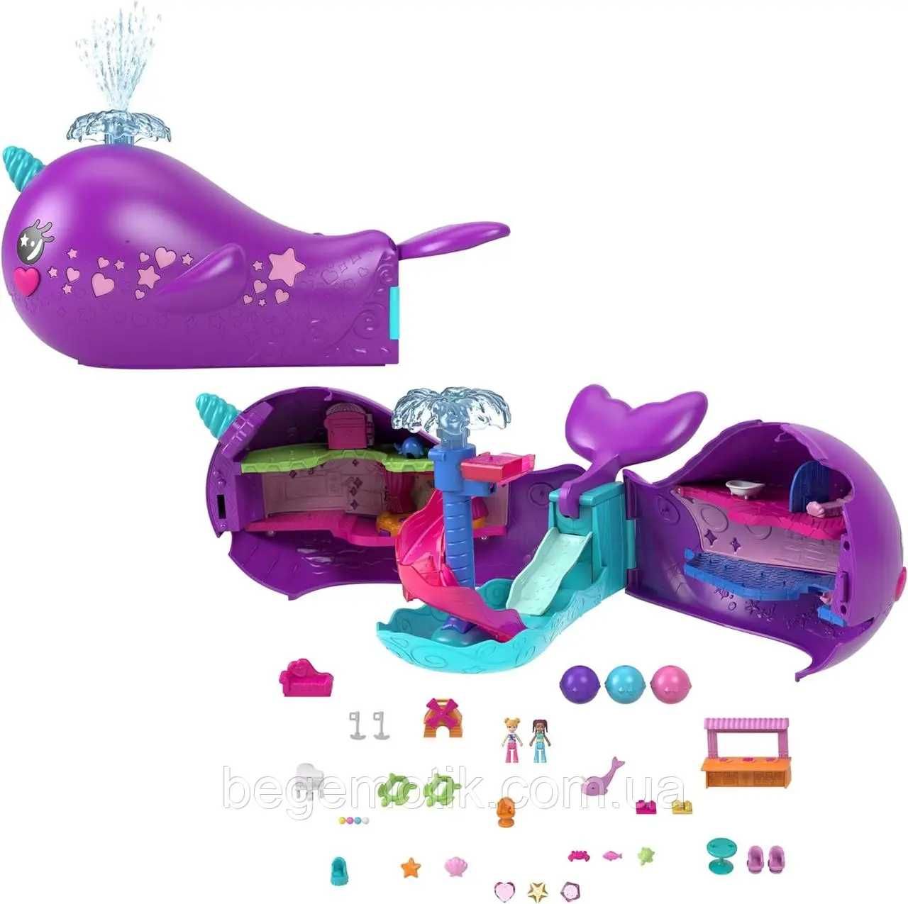 Поллі Покет Круїзний лайнер Polly Pocket Adventure Narwhal Boat