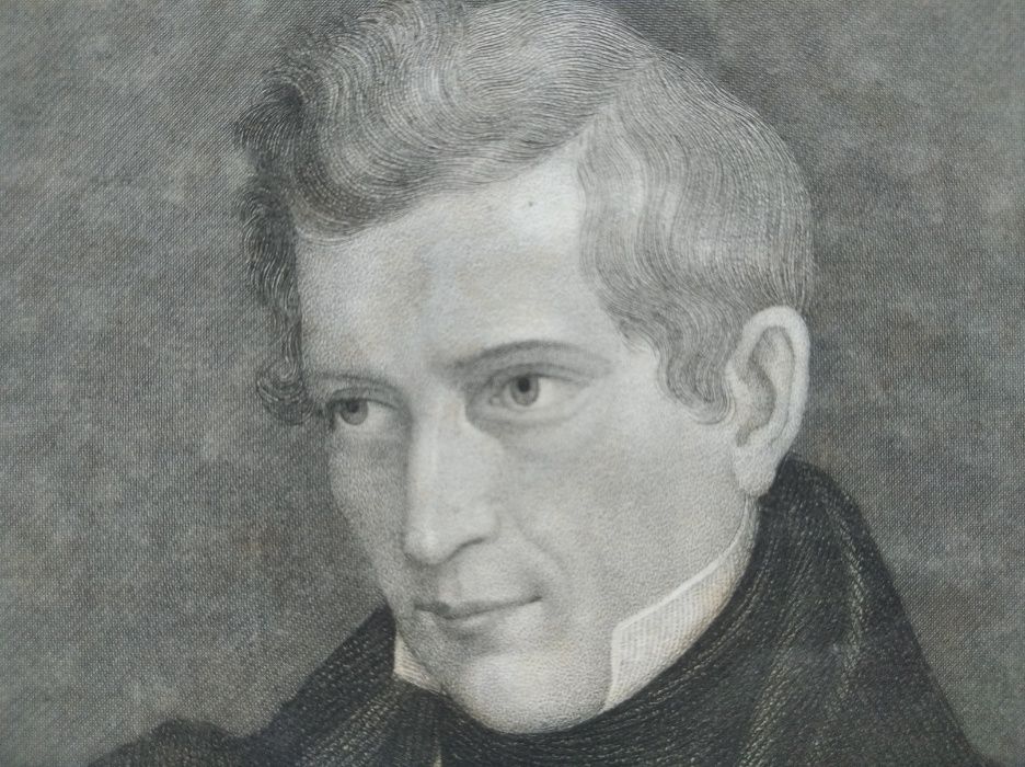 David F. Strauß staloryt sygnowany z poł. XIX w.
