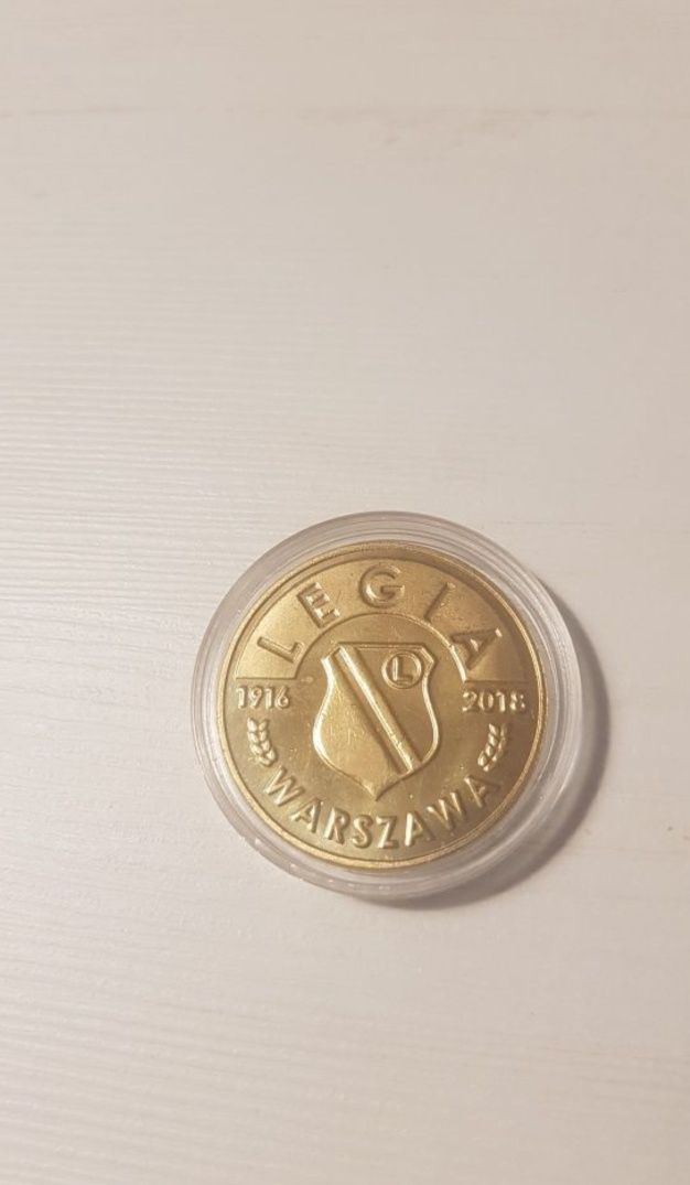 Moneta klipa medal Legia Warszawa Kazimierz Deyna