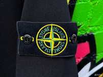 Кофта Стон Айленд черная • Новый свитшот Stone Island • XS S M L XL