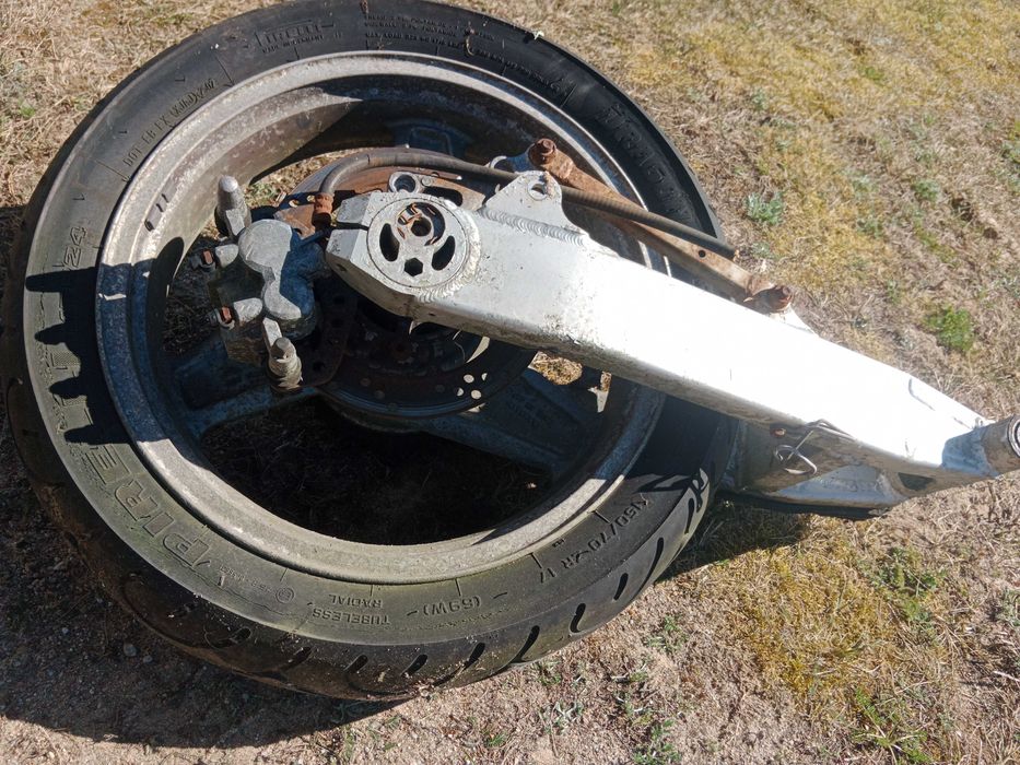 kawasaki zr750 zr 750 zephyr wahacz tylna felga koło zacisk tarcza