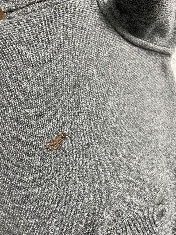 Мужская Кофта Свитер Polo Ralph lauren 1/4 Зип Оригинал XXL Old Money