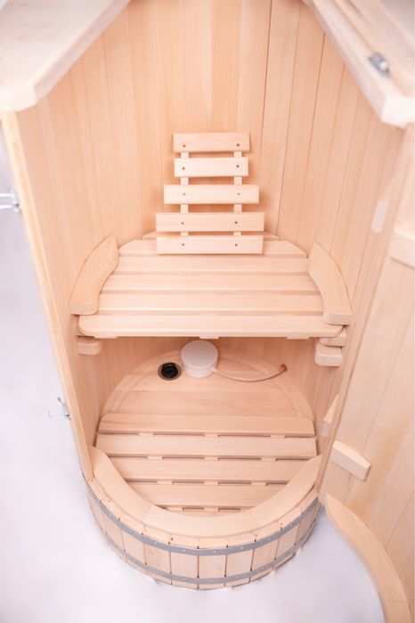 Sauna domowa jednoosobowa – fitosauna parowa, ziołowa