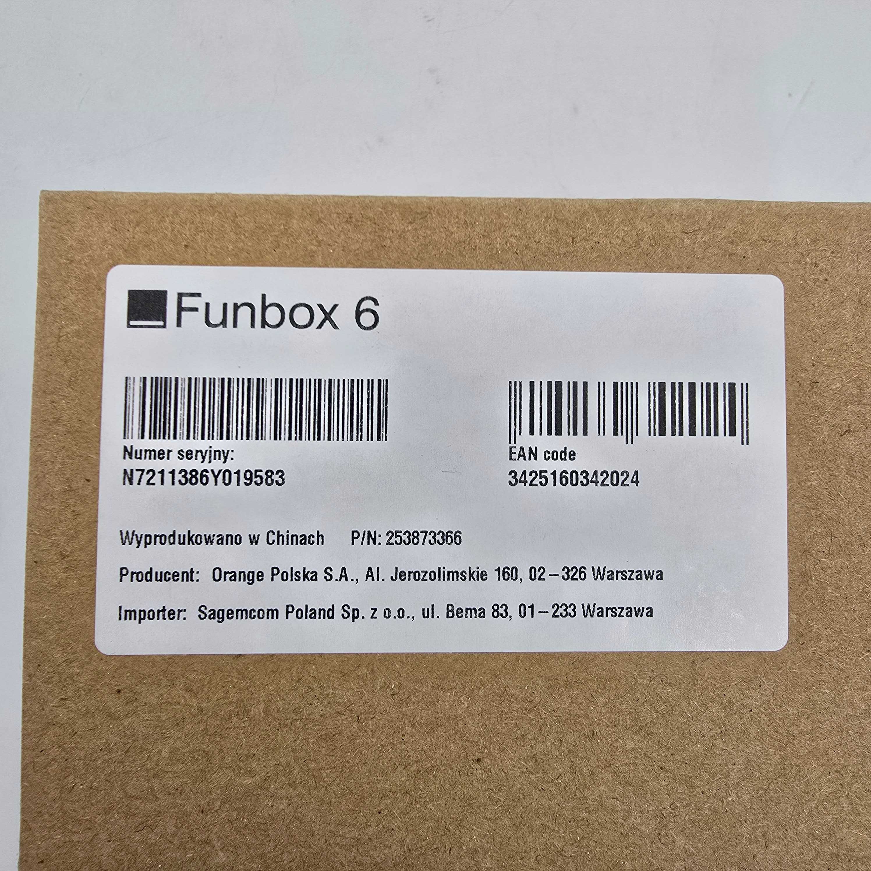 Modem Funbox 6 Dwuzakresowy 2.4/5GHz NOWY Okazja!