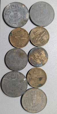 Монети 1, 2,5 леї