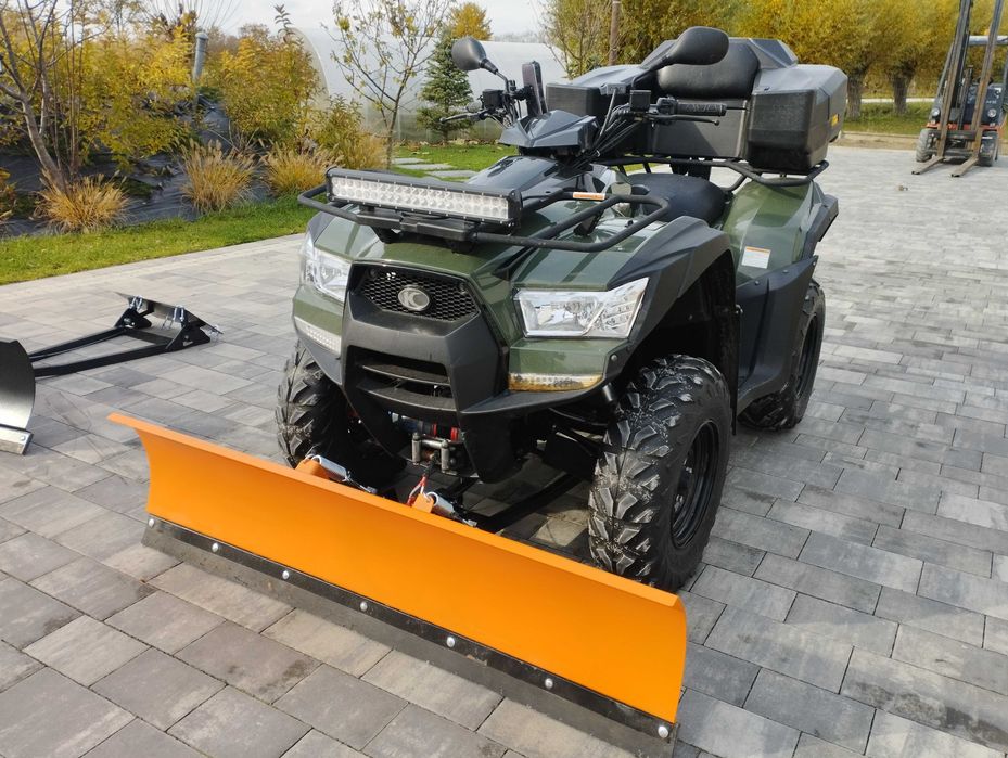 Śnieżny pług do Quada 150cm Amortyzacja Mocna konstrukcja dowóz