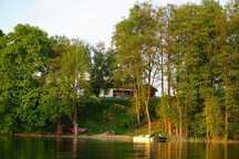 Dom nad jeziorem, balia, sauna