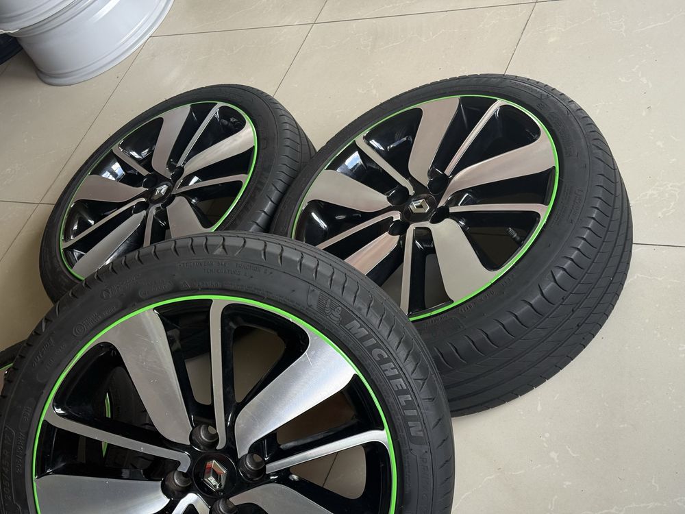 Диски оригінал Renault Clio Zoe Nissan r17/4/100 205/45/17 шини літні