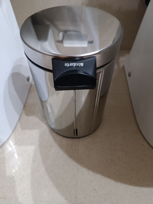 Balde lixo WC Brabantia aço inoxidável 3 litros