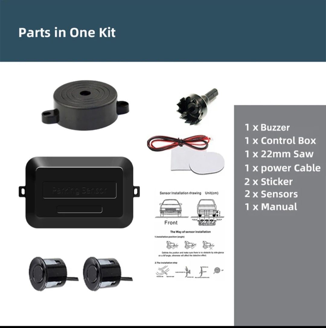 Kit sensores de estacionamento