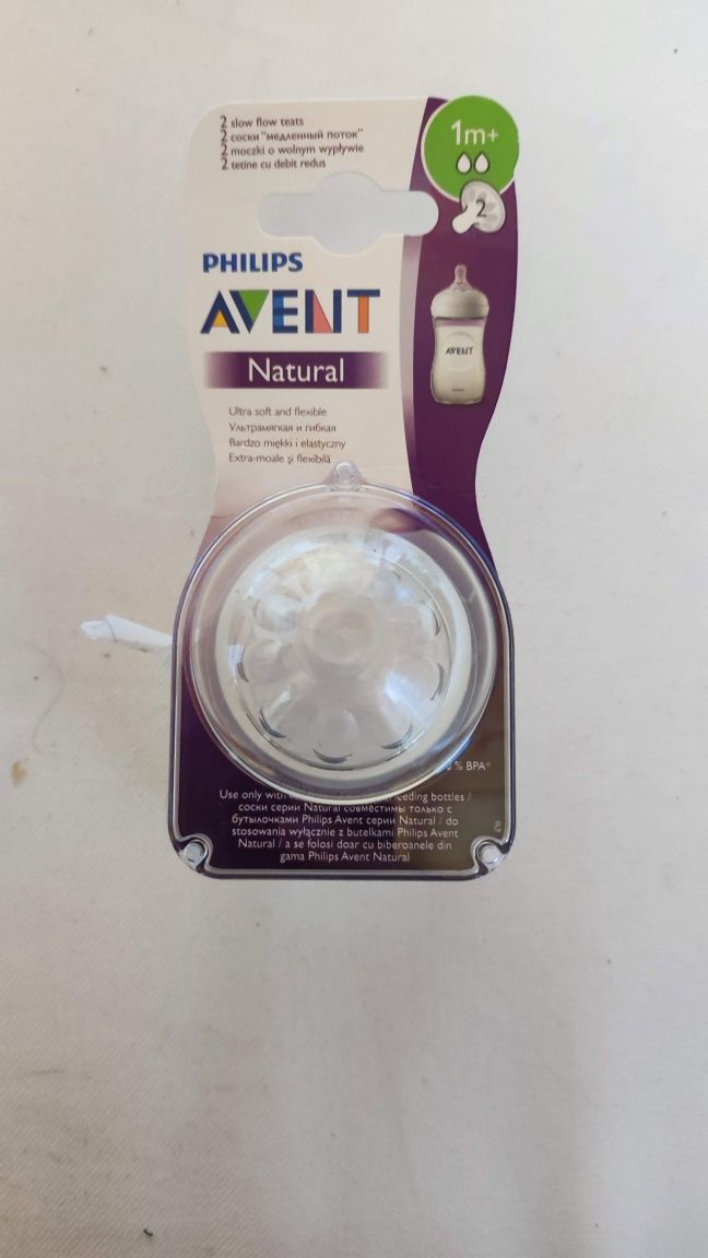 Avent Philips Smoczek Natural 0m+ 1m+ 3m+