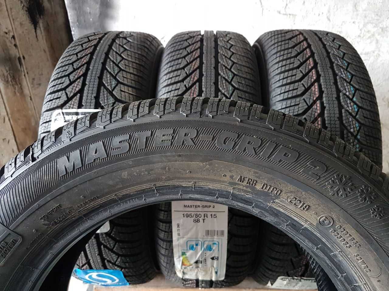 Cztery Nowe Opony zimowe 195/60R15 9mm Semperit Master-Grip 2