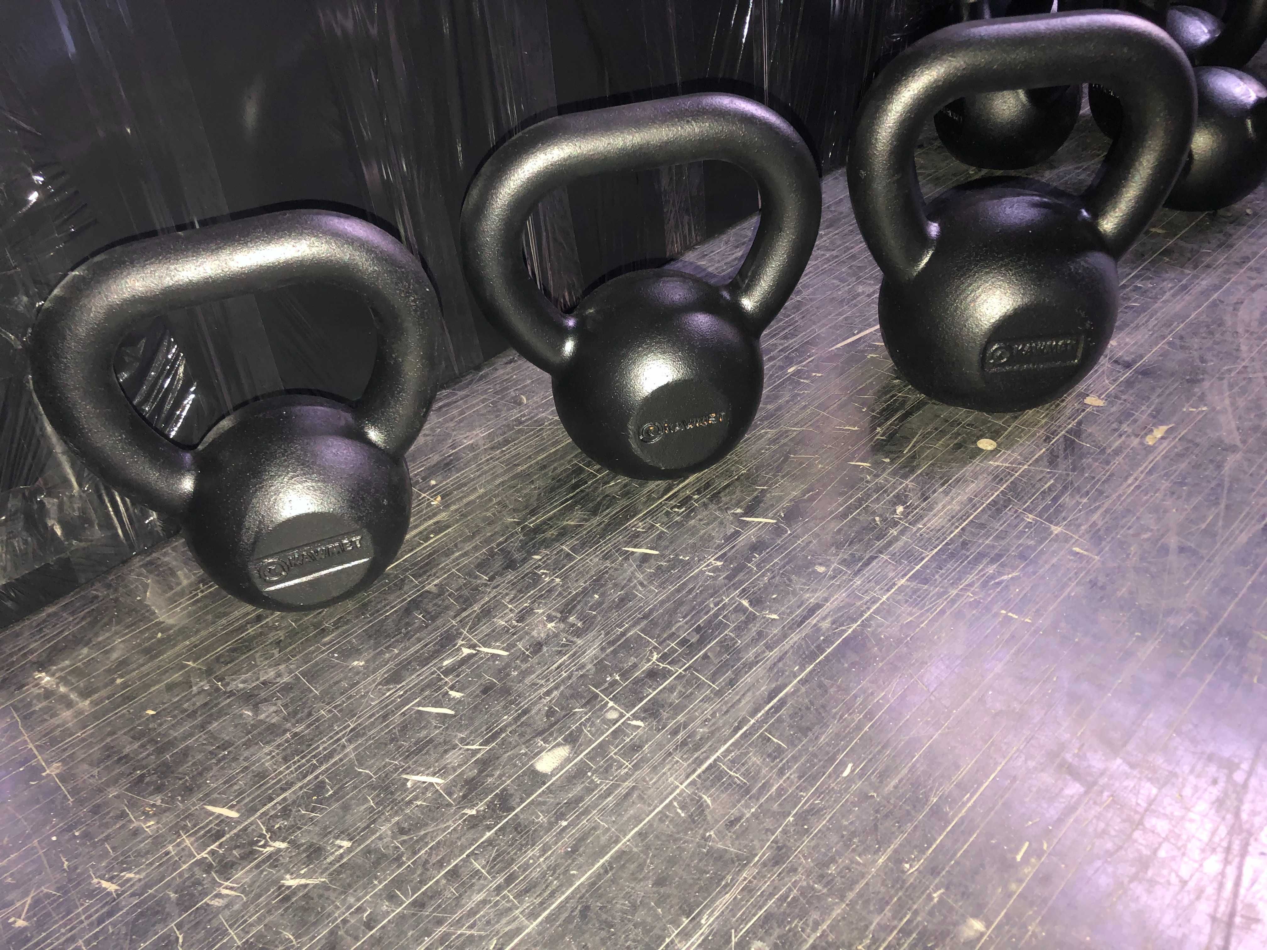 KB Kettlebell Żeliwne Odważnik od 4kg do 32kg oraz 36kg - 64kg