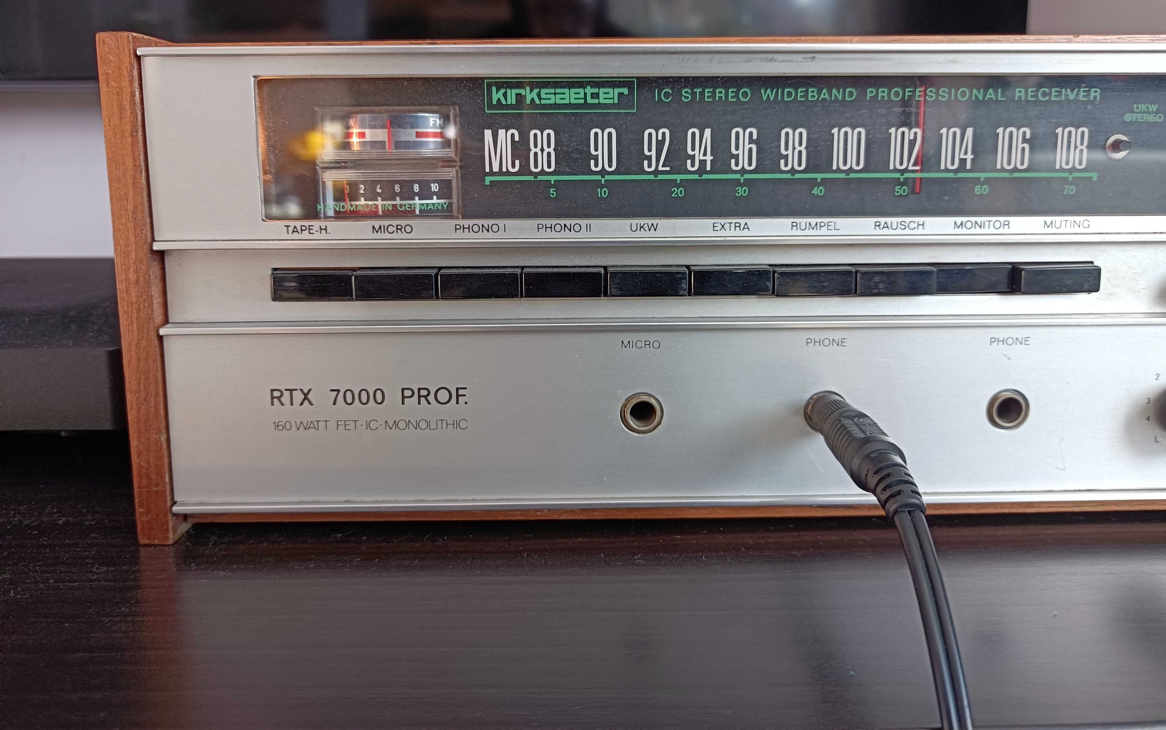 Kirksaeter RTX7000 Professional receiver amplituner UNIKAT po serwisie