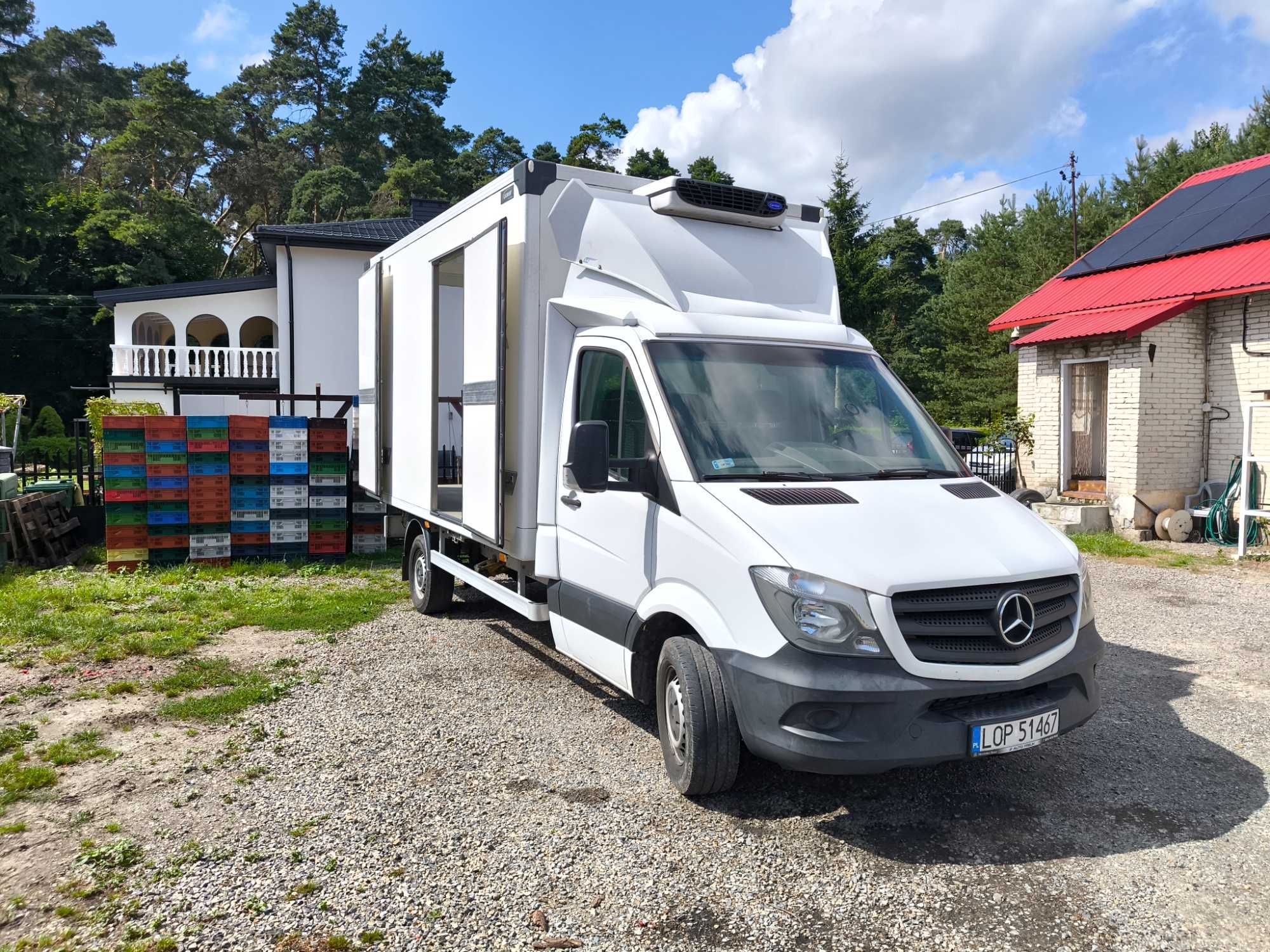 Mercedes Sprinter 906, Chłodnia, 8 euro palet. Polski salon