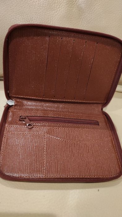 Conjunto carteira e agenda organizer