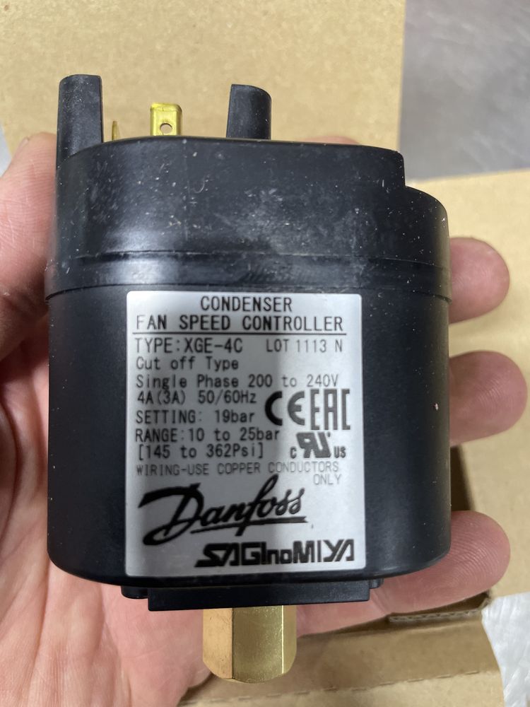 Regulator prędkości obrotów wentylatora Danfoss xge-4c