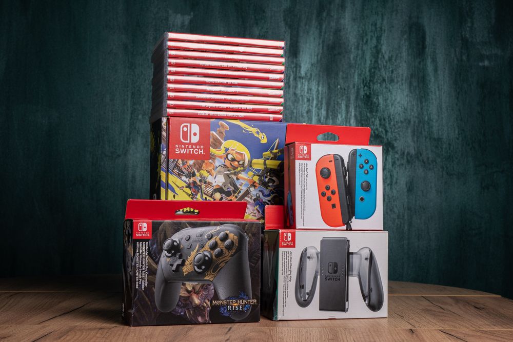 Nintendo Switch OLED Splatoon Limitowana mega zestaw