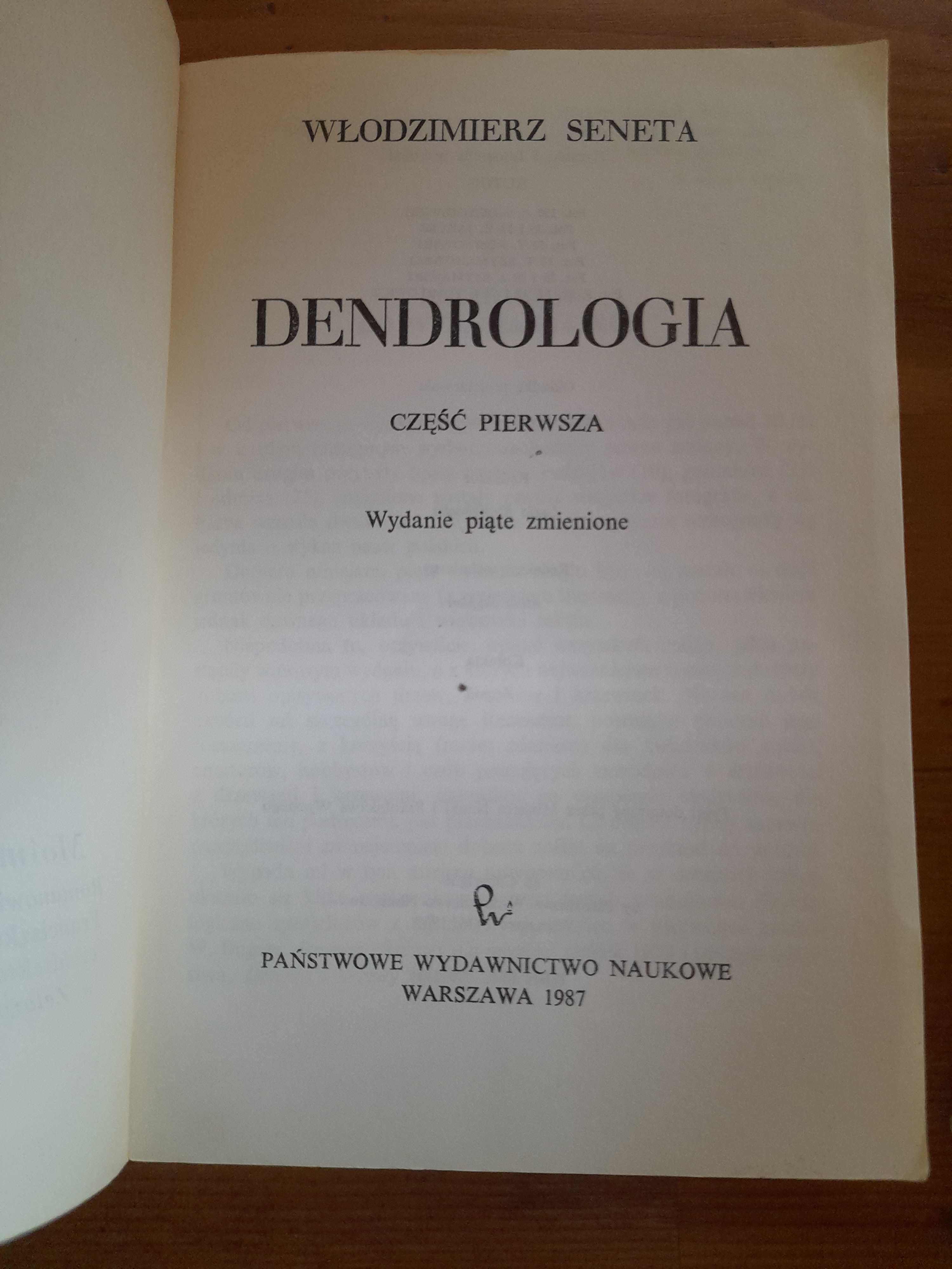 Dendrologia część 1 i 2 PRL W. Seneta z 1987 r.