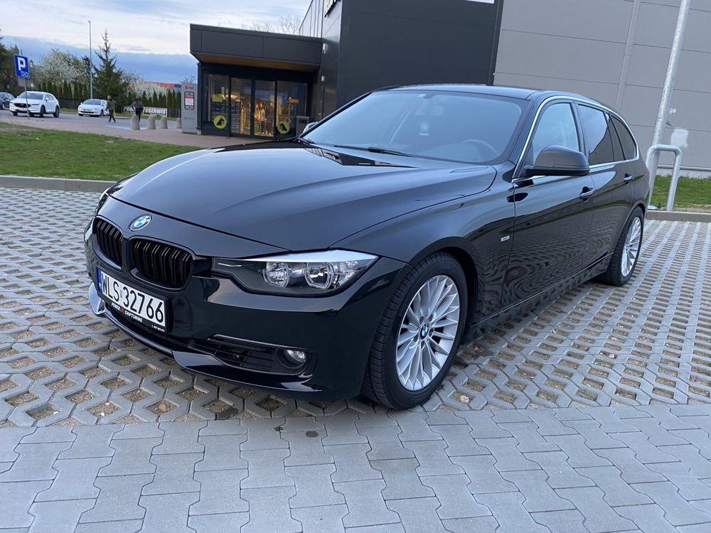 Bmw f31 318d czarna bdb stan (f30 316d 320d)