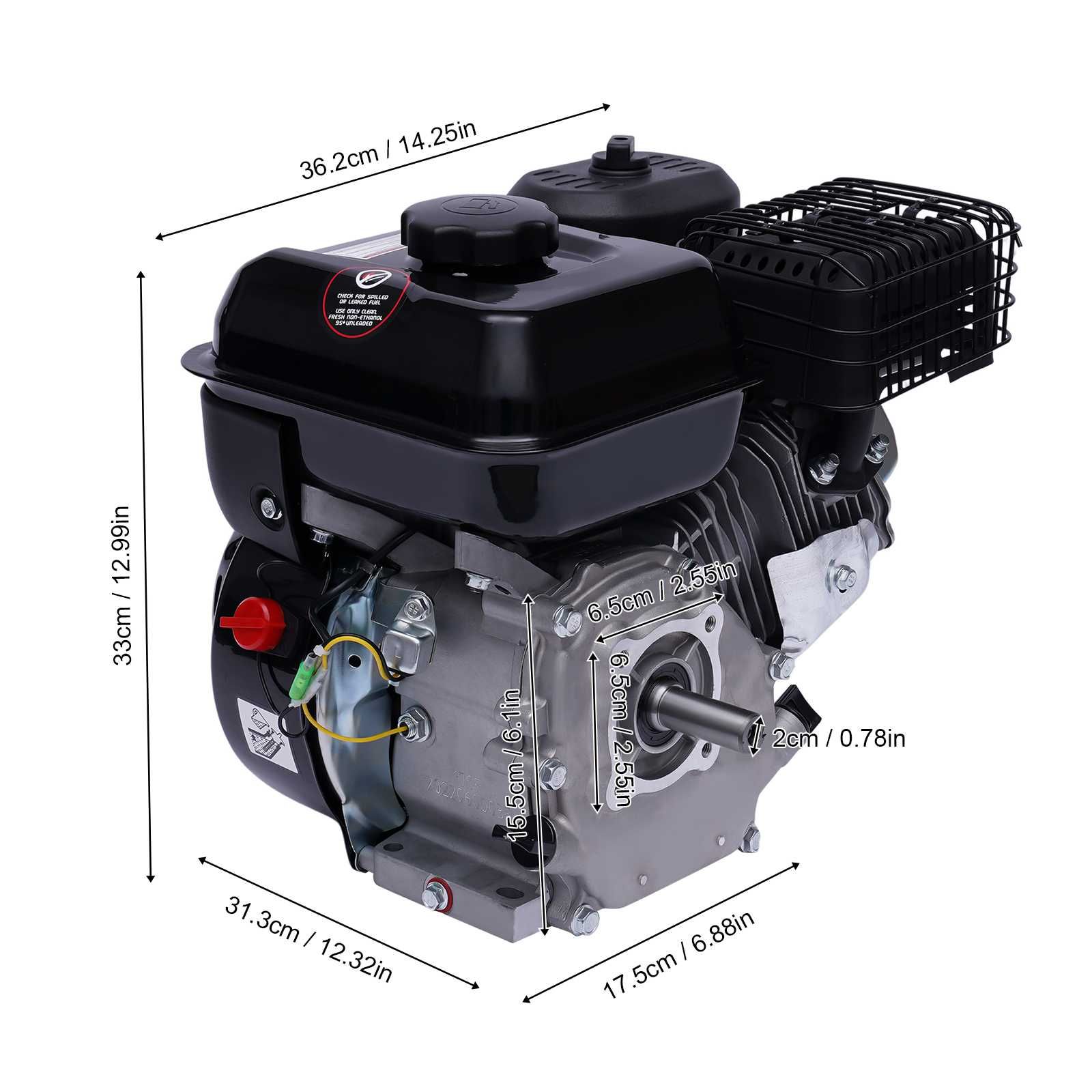 Motor a gasolina 
de Kart a gasolina 4 tempos ZT210