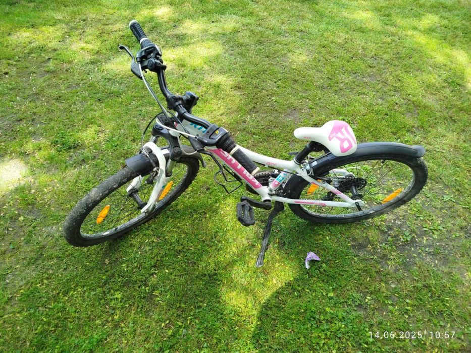 Rower dziewczęcy koła 24"