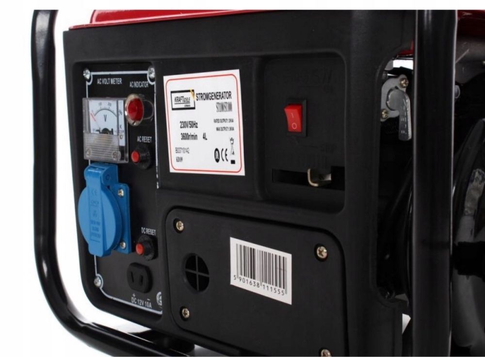 Agregat Generator Prądu Prądotwórczy Mocny 1200W 2Km