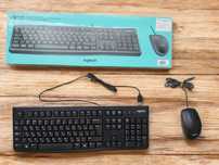 Комплект (клавіатура і мишка) Logitech Desktop MK120