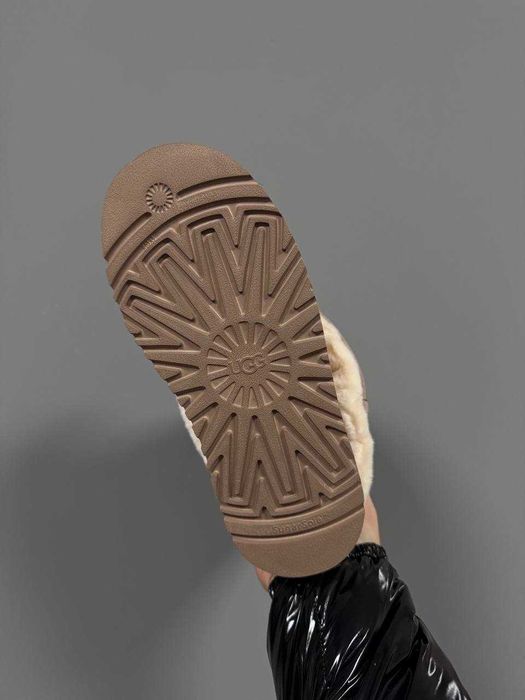 Угги UGG Mini Dipper Puffer Chestnut / Уггі Міні Діппер Пуффер бежеві