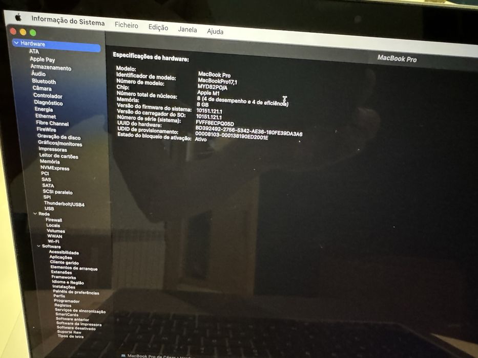 MacBook Pro 13” M1 8GB 256 GB SSD